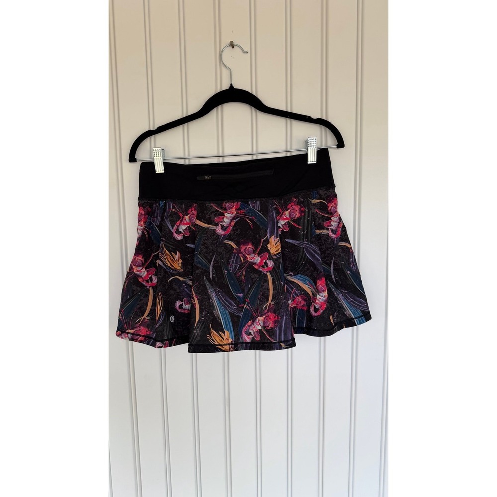 Lululemon pace rival mid rise skirt golf tennis